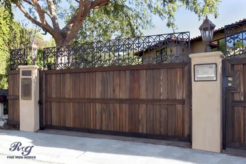 Wood Iron Gates